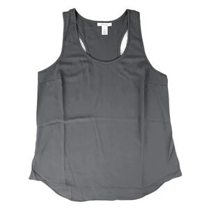 Daily Ritual Sleeveless Gray Tank Top Scoop Neck Size 10 Women's Blouses